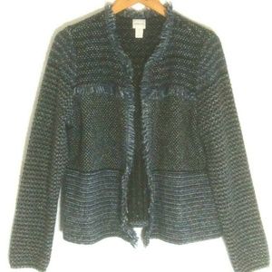 Chico's Blue and Black Women's Sweater